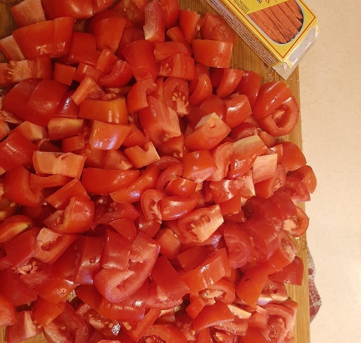 diced tomatoes with skin on and anchovies